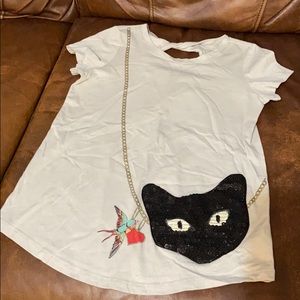 Jessica Simpson Cat Purse shirt